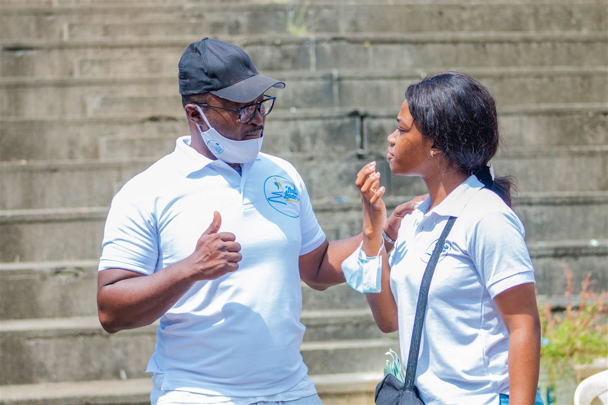Action de terrain de NZILA Leaders
